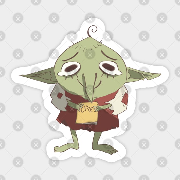 Gobbo the Goblin Sticker by doodledate